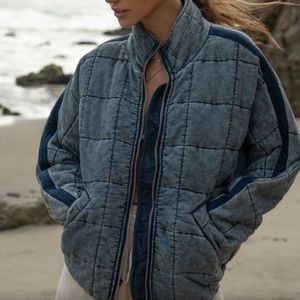 Super cute “Bohme quilted bomber jacket”